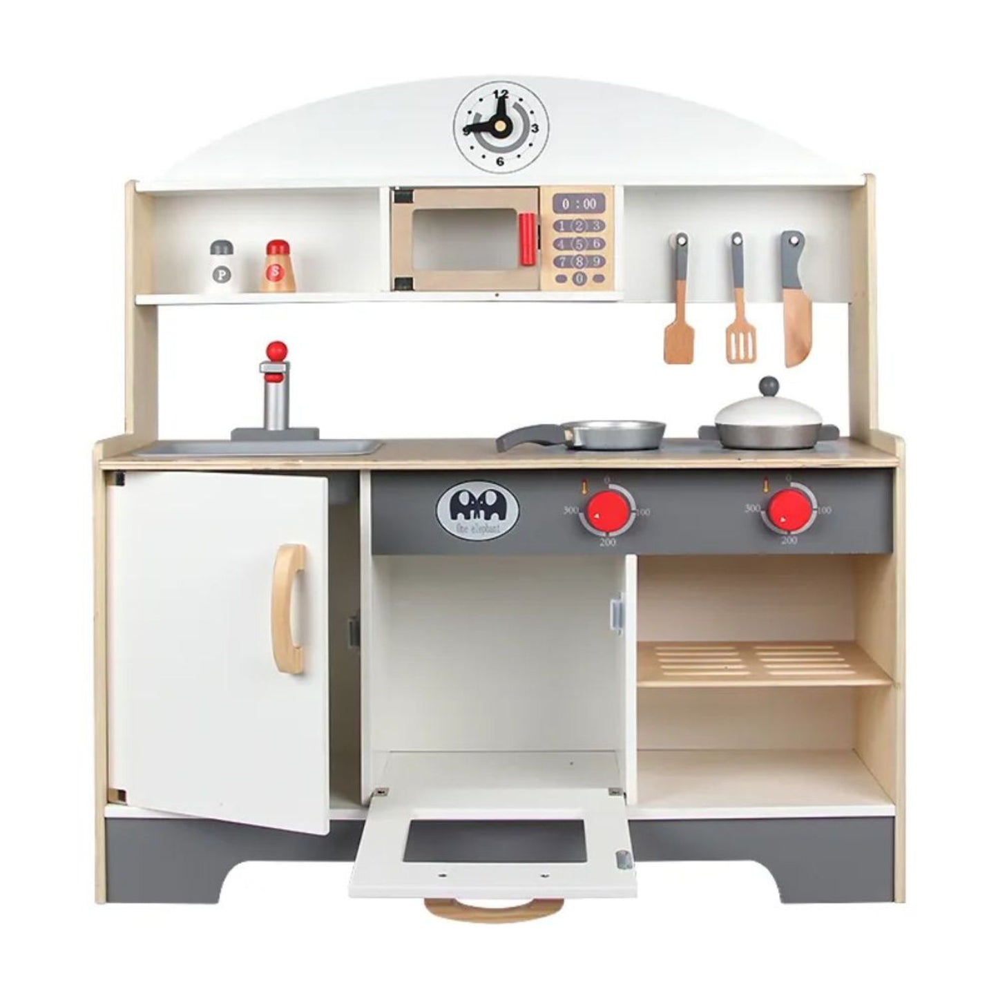 WOODEN Kitchen Playset for Kids (Minimalist)