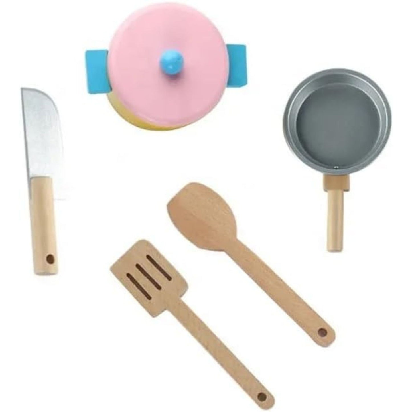 WOODEN Kitchen Playset for Kids (Puppy Shape Kitchen Set)