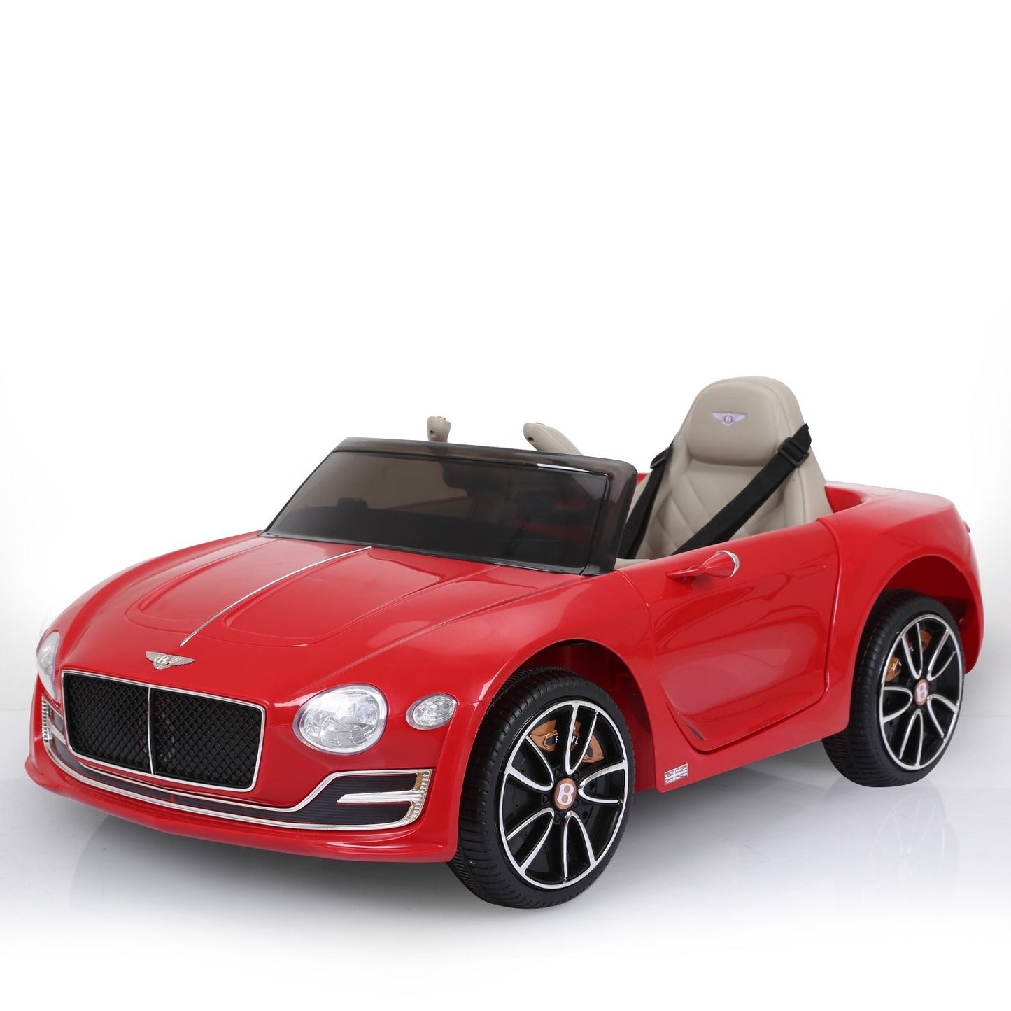 Bentley Exp 12 Speed 6E Licensed Kids Ride On Electric Car Remote Control - Red