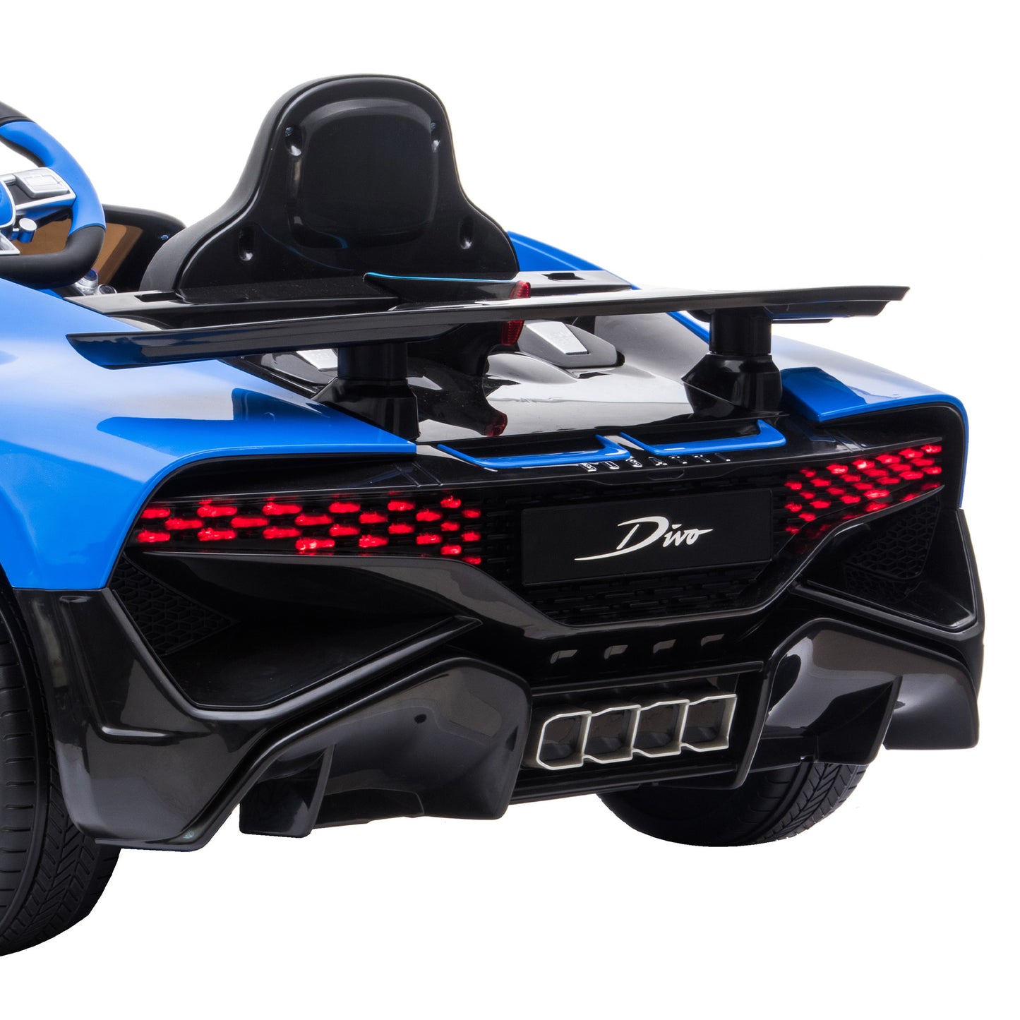 Licensed Bugatti Kids Electric Ride On Car - Blue