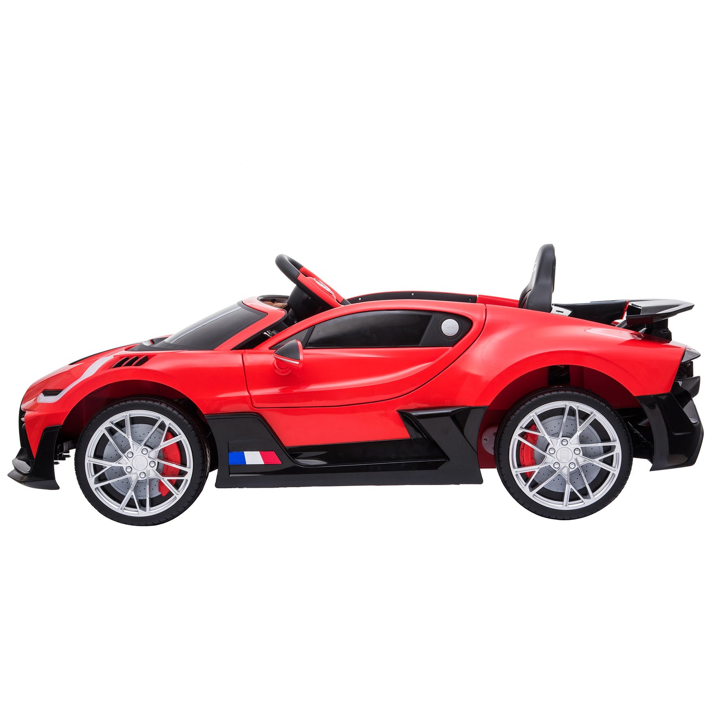 Licensed Bugatti Kids Electric Ride On Car - Red