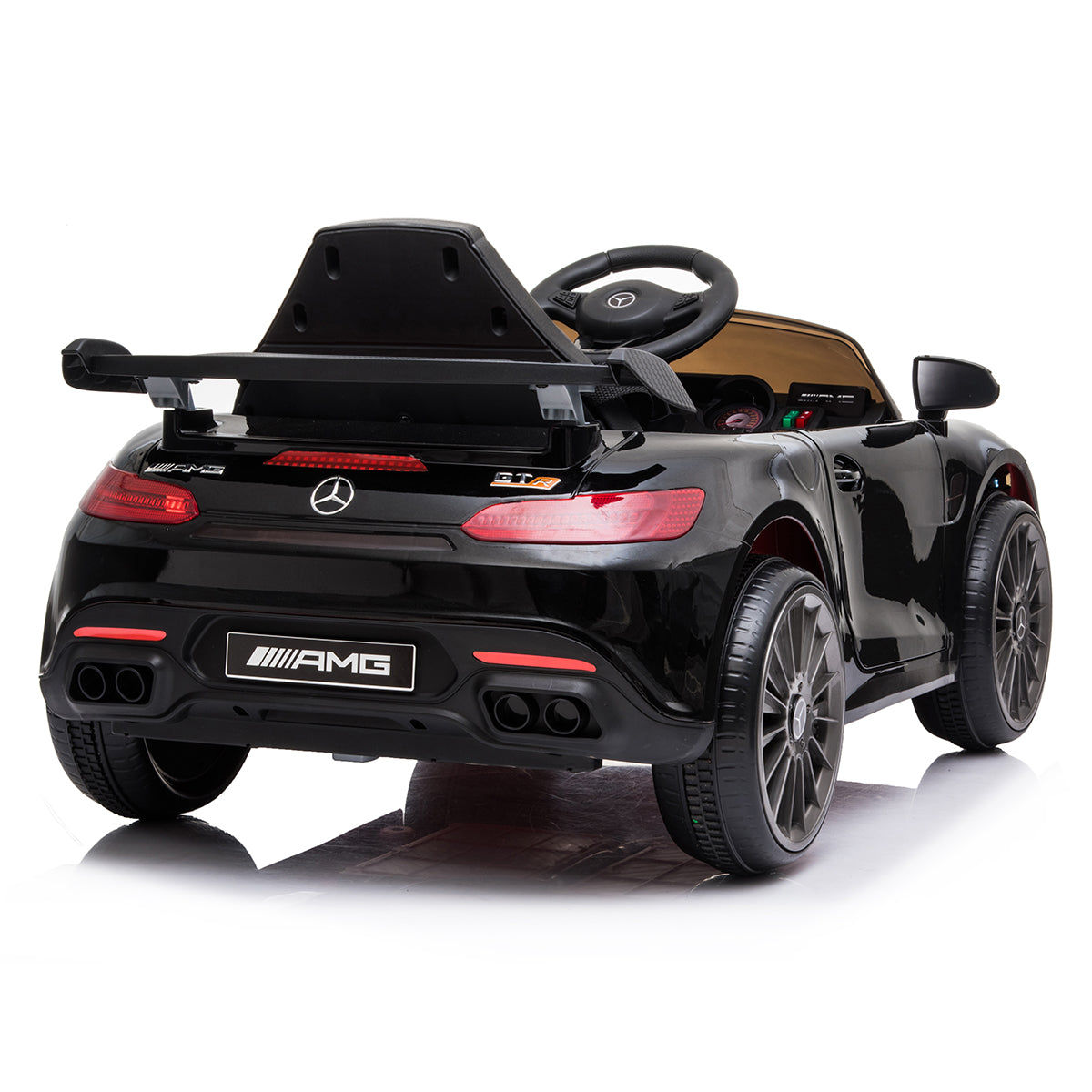 Mercedes Benz Licensed Kids Electric Ride On Car Remote Control - Black