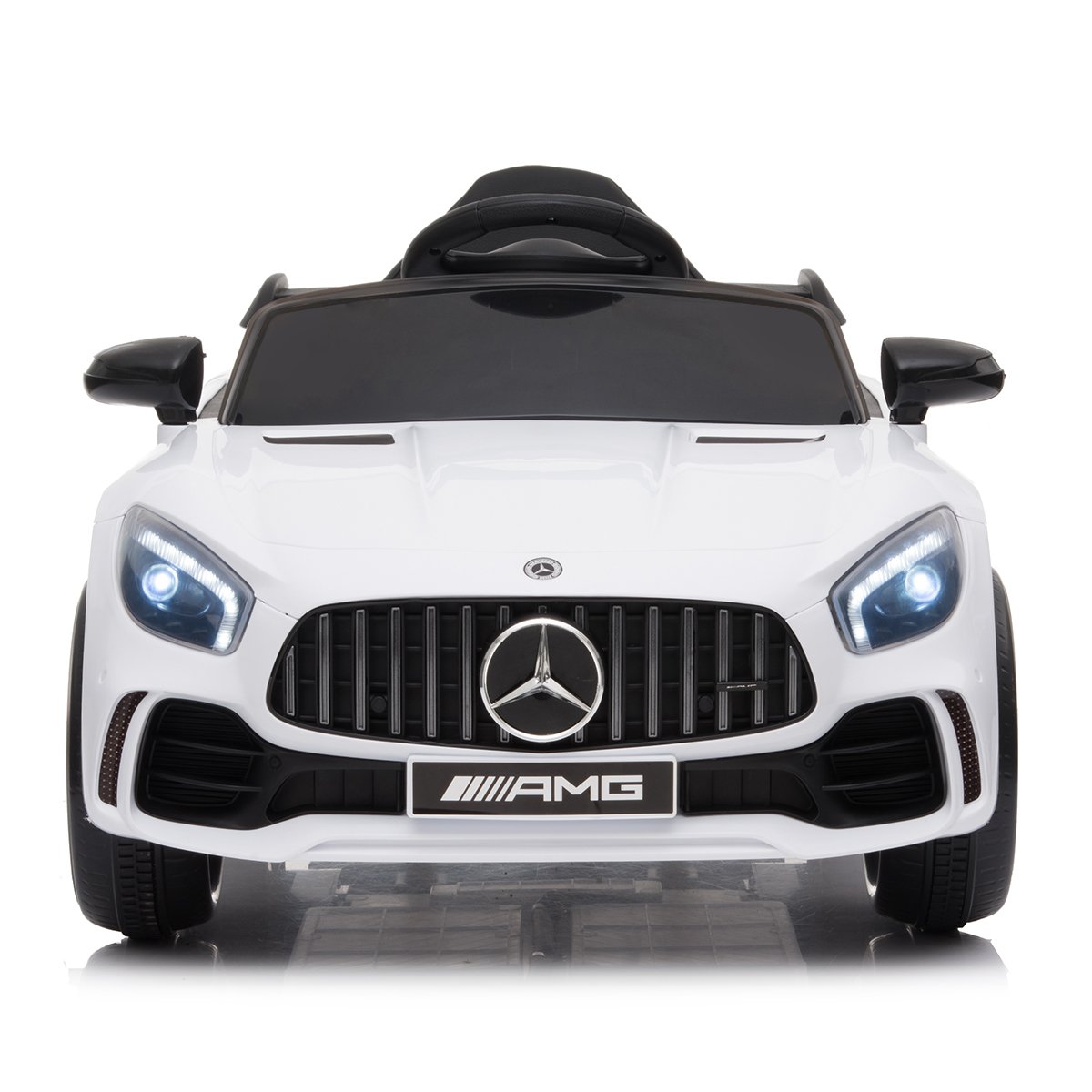 Mercedes Benz Licensed Kids Electric Ride On Car Remote Control - White