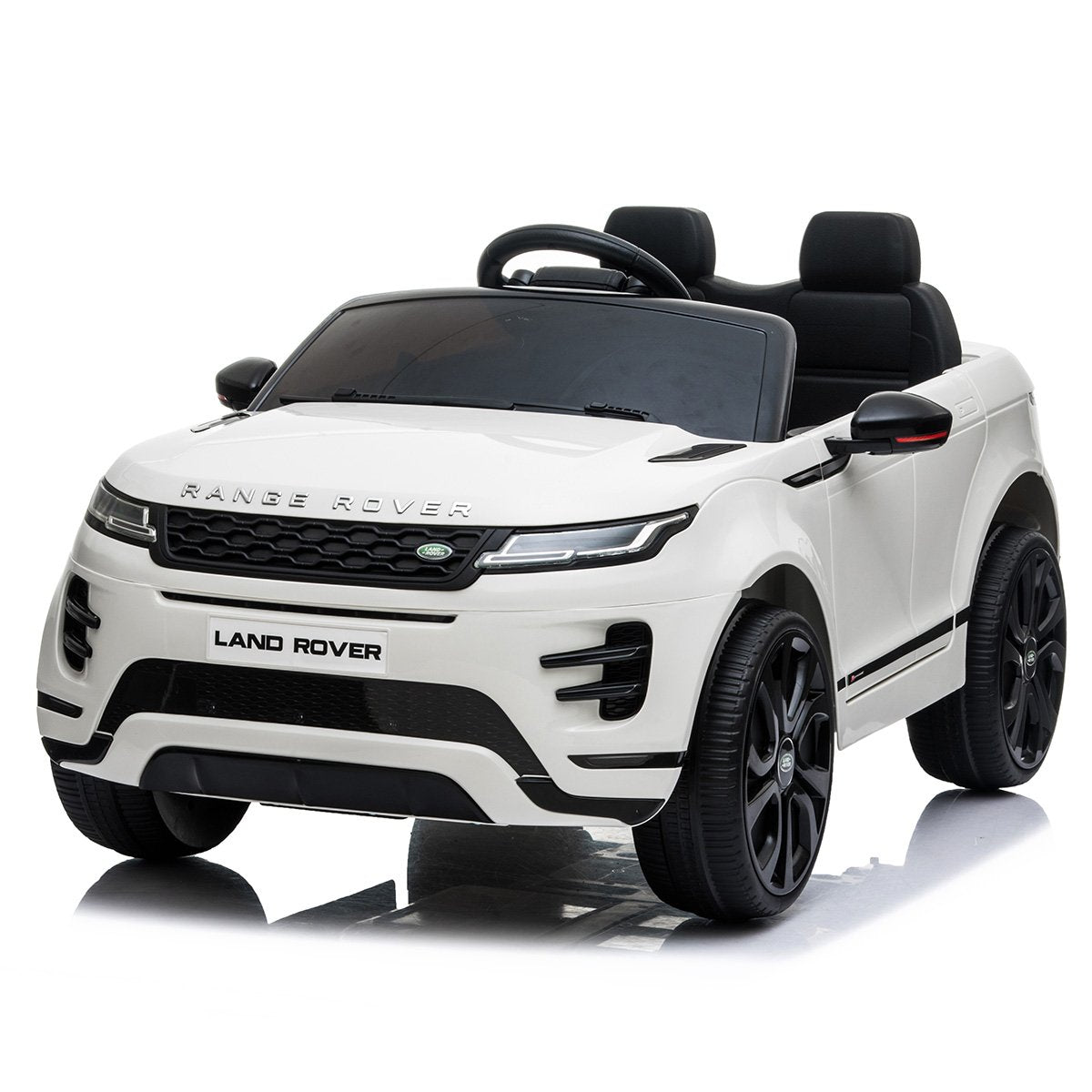 Land Rover Licensed Kids Electric Ride On Car Remote Control - White