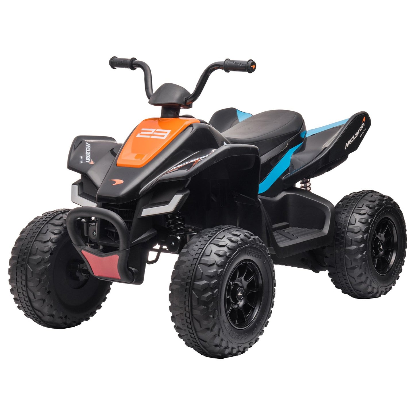 MCL35 McLaren Toy Ride On Electric Quad Bike - Black