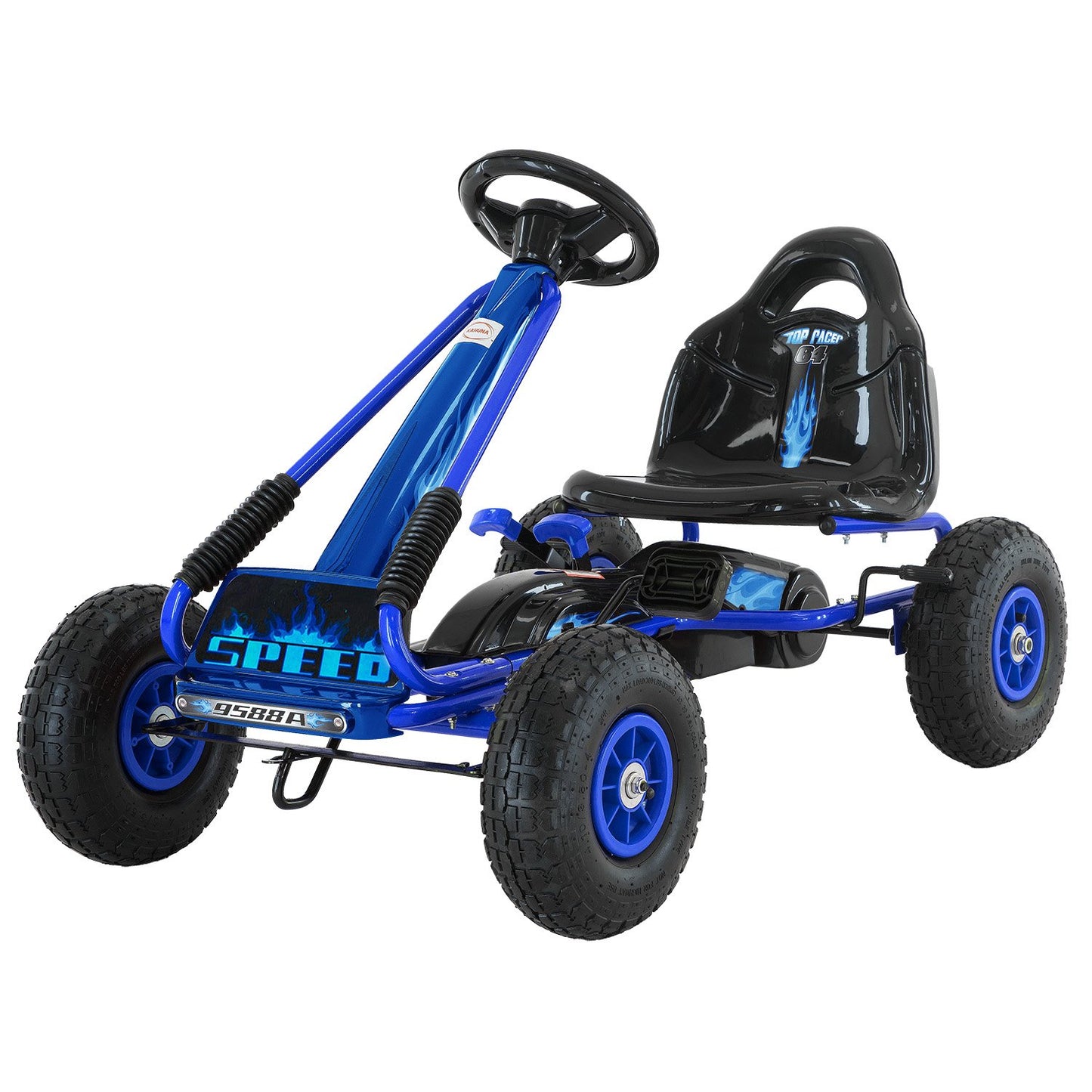 G95 Kids Ride On Pedal Go Kart - Blue