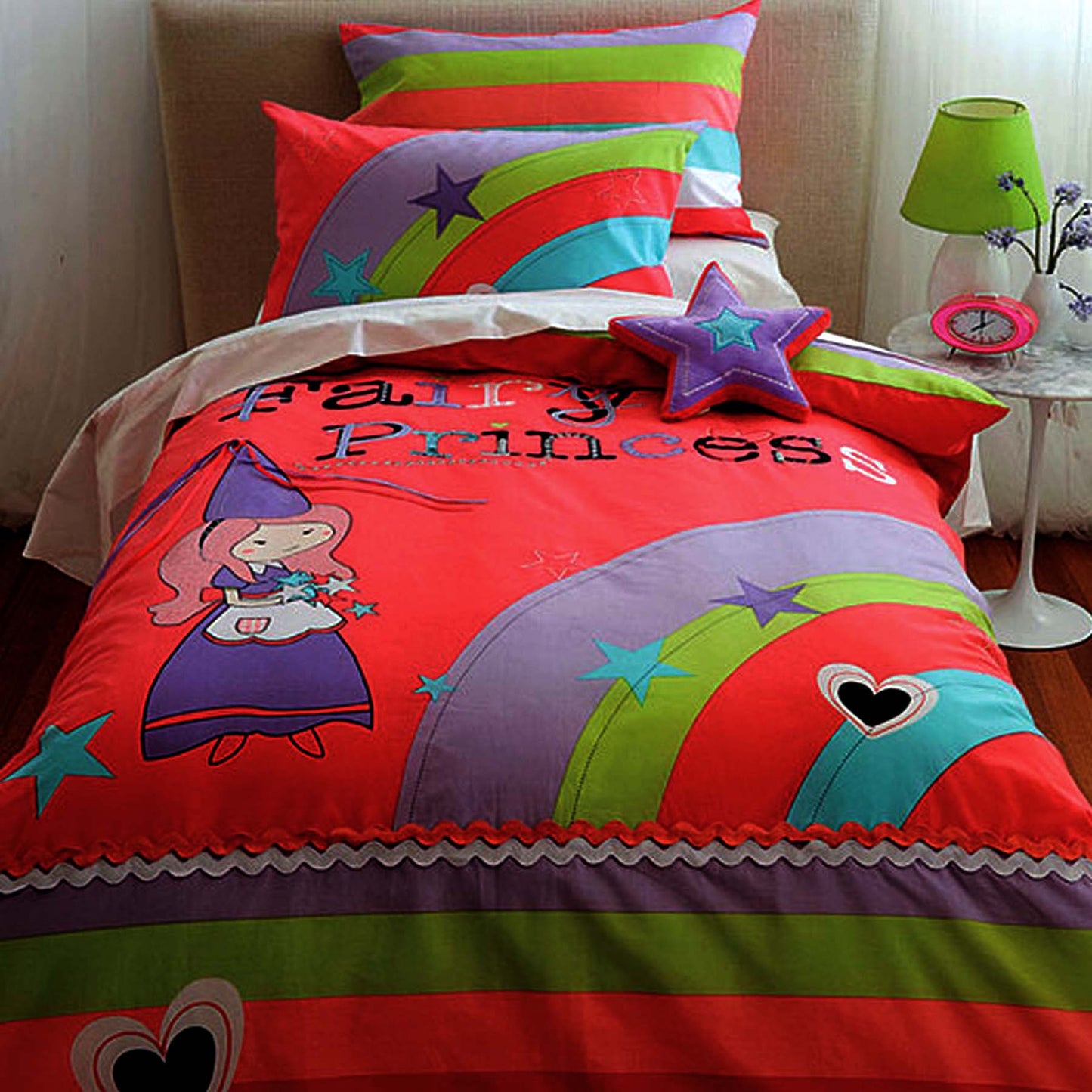 Fairy Princess Quilt Cover Set Double Bed