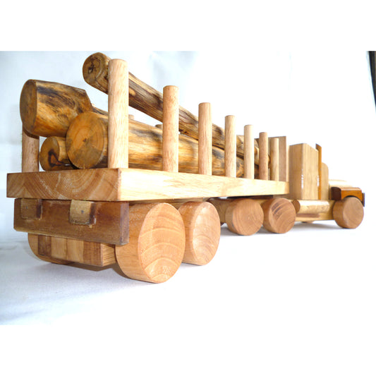 Log WOODEN Truck